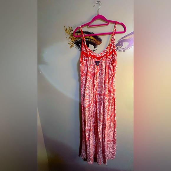 Gap red floral maxi dress - Picture 3 of 4